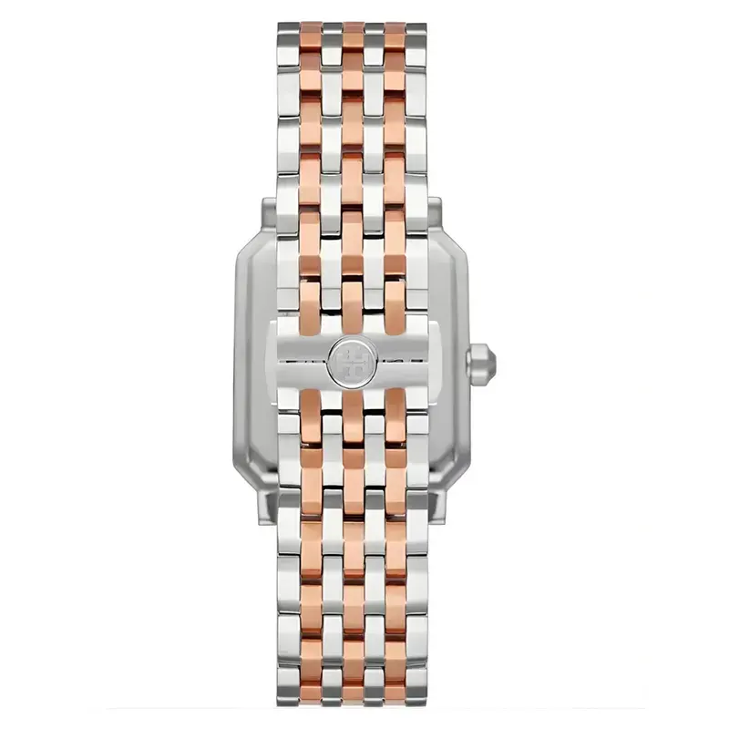 Tory Burch Robinson Two-Tone White Dial Ladies Watch | TBW1509