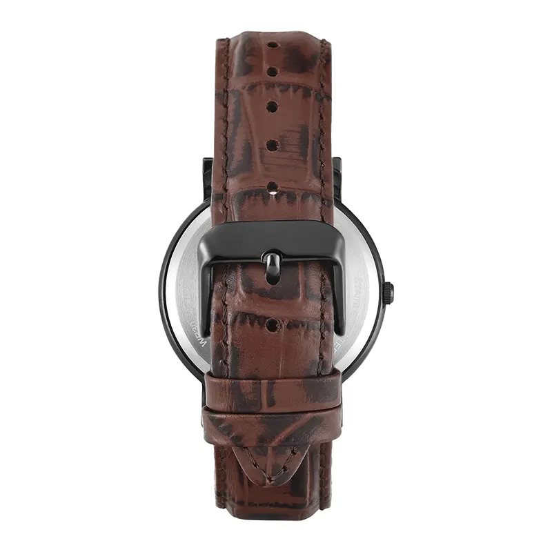 Timex Black Dial Brown Leather Men's Watch | TWEG356SMU02T