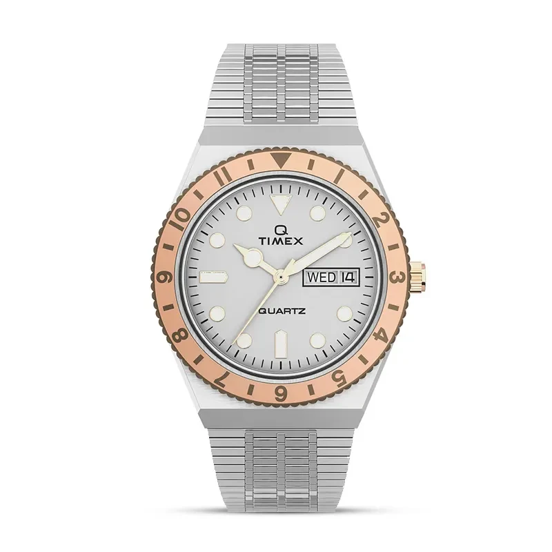 Q Timex® Reissue Silver Dial 36mm Ladies Watch | TW2U95600