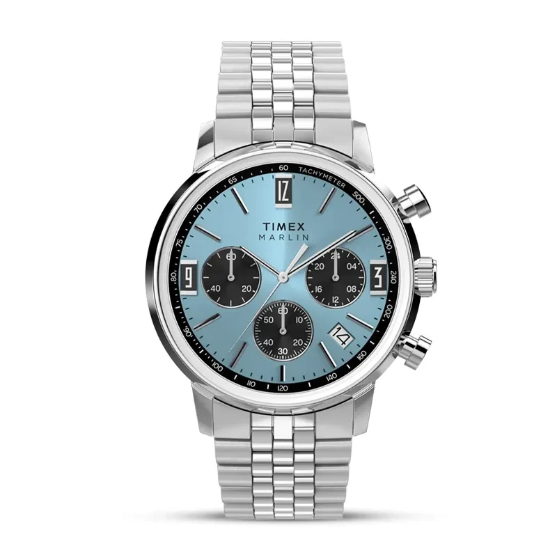 Timex Marlin® Chronograph 40mm Ice Blue Dial Men's Watch | TW2Y66500