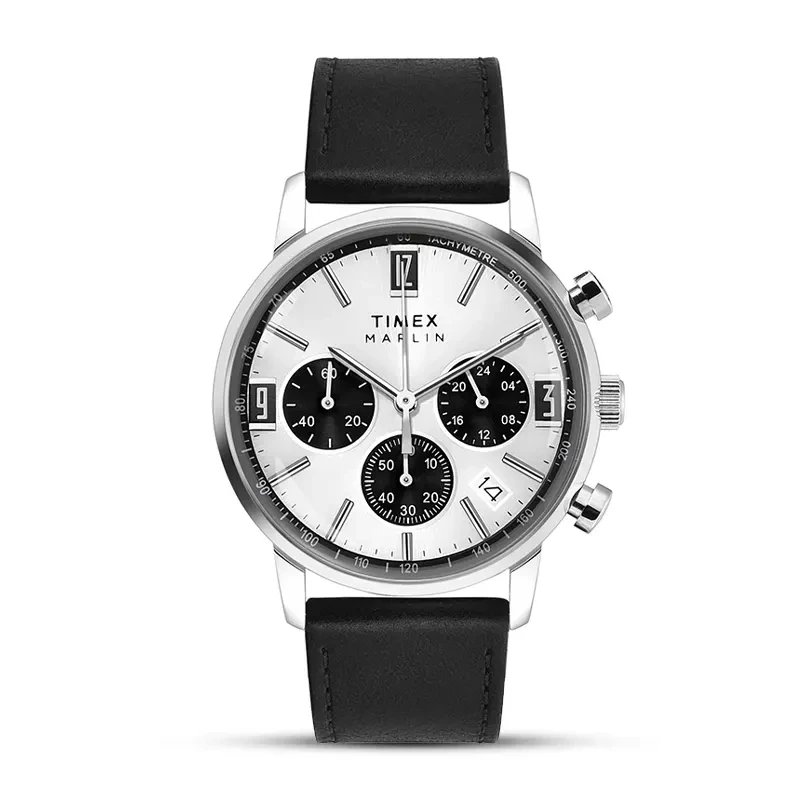 Timex Marlin Chronograph Panda 42mm Men's Watch | TWEG26703