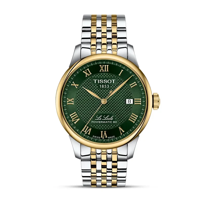 Tissot Le Locle Powermatic 80 Green Dial Men's Watch | T006.407.22.093.00