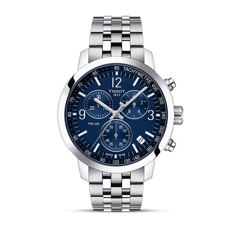 Tissot PRC 200 Chronograph Blue Dial Men's Watch | T114.417.11.047.00