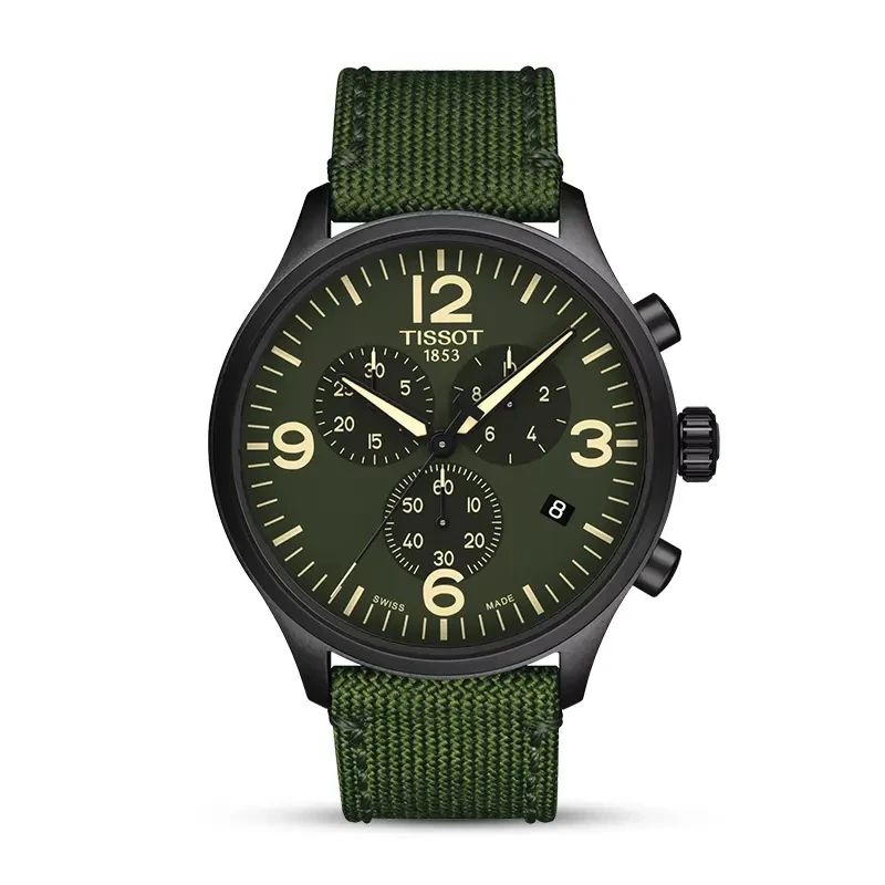 Tissot Chrono XL Chronograph Green Dial Men's Watch | T116.617.37.097.00