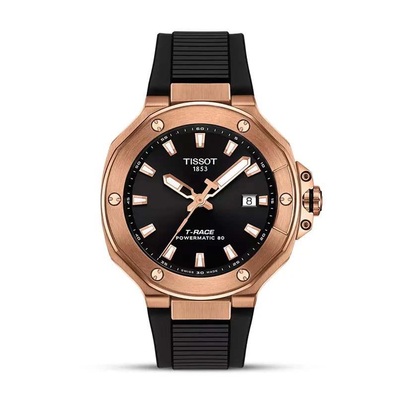 Tissot T-Race Automatic Black Dial Silicone Men's Watch | T141.807.37.051.00