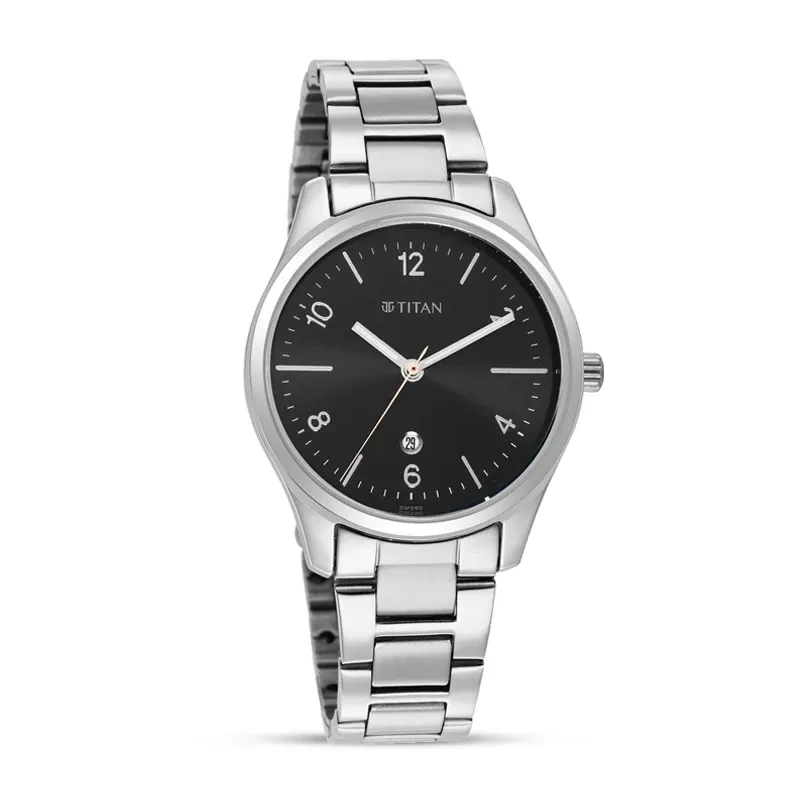 Titan Trendsetters Black Dial Ladies Watch | 2639SM08