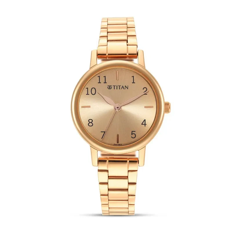 Titan Karishma 2678WM01 Rose Gold Dial Rose Gold-tone Ladies Watch