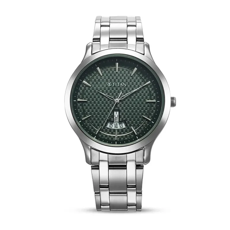 Titan Karishma Green Dial Men's Watch | 1825SM11