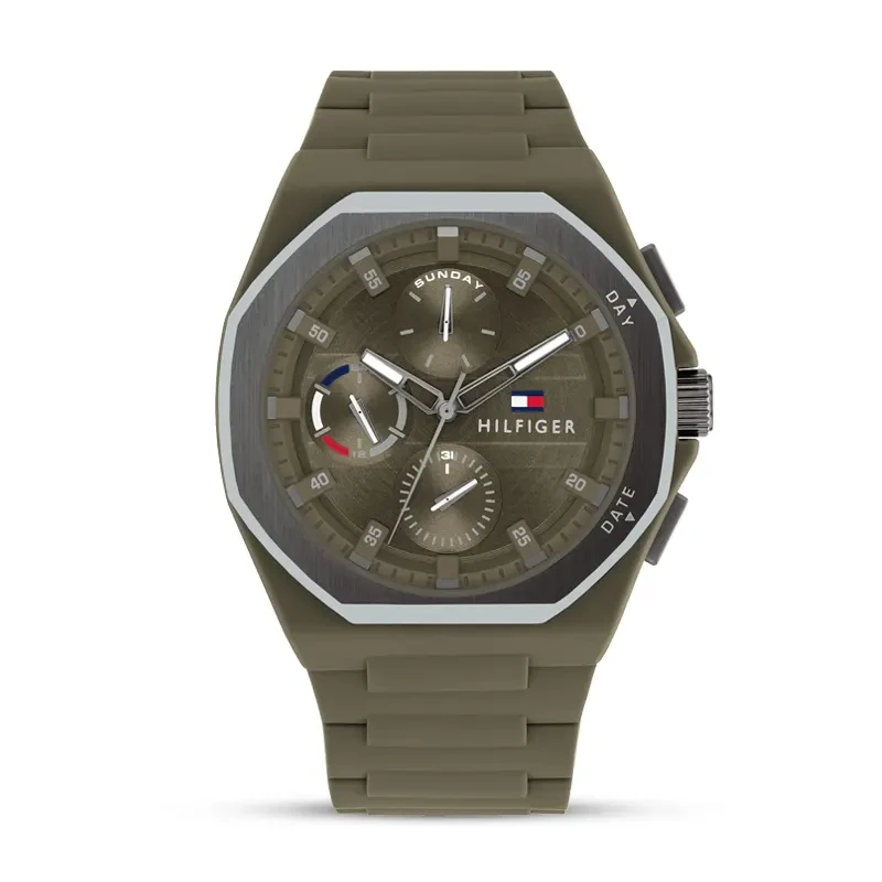 Tommy Hilfiger Neo Green Silicone Men's Watch 1792121
