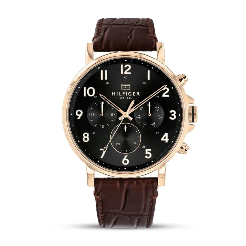 Tommy Hilfiger Daniel Multifunction Black Dial Men's Watch | 1710379