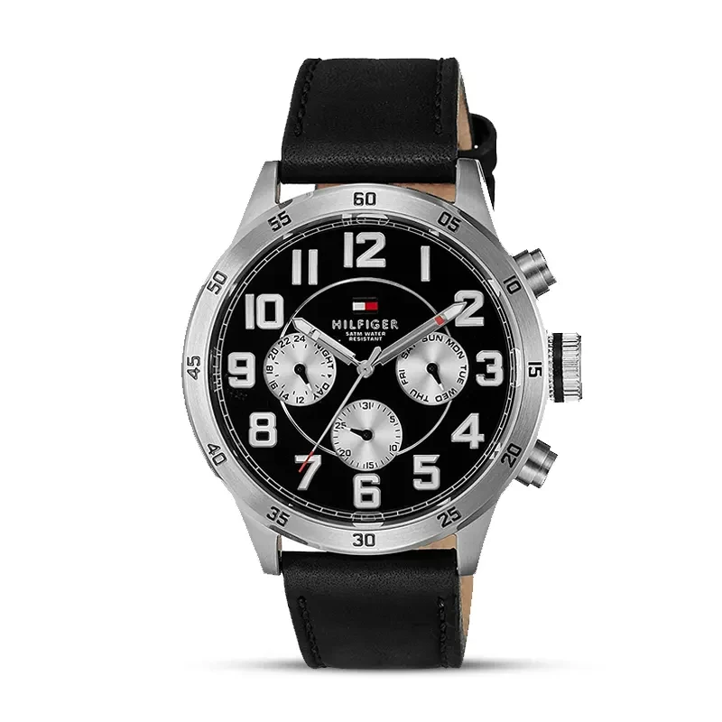 Tommy Hilfiger Trent Multifunction Black Dial Men's Watch | 1791050
