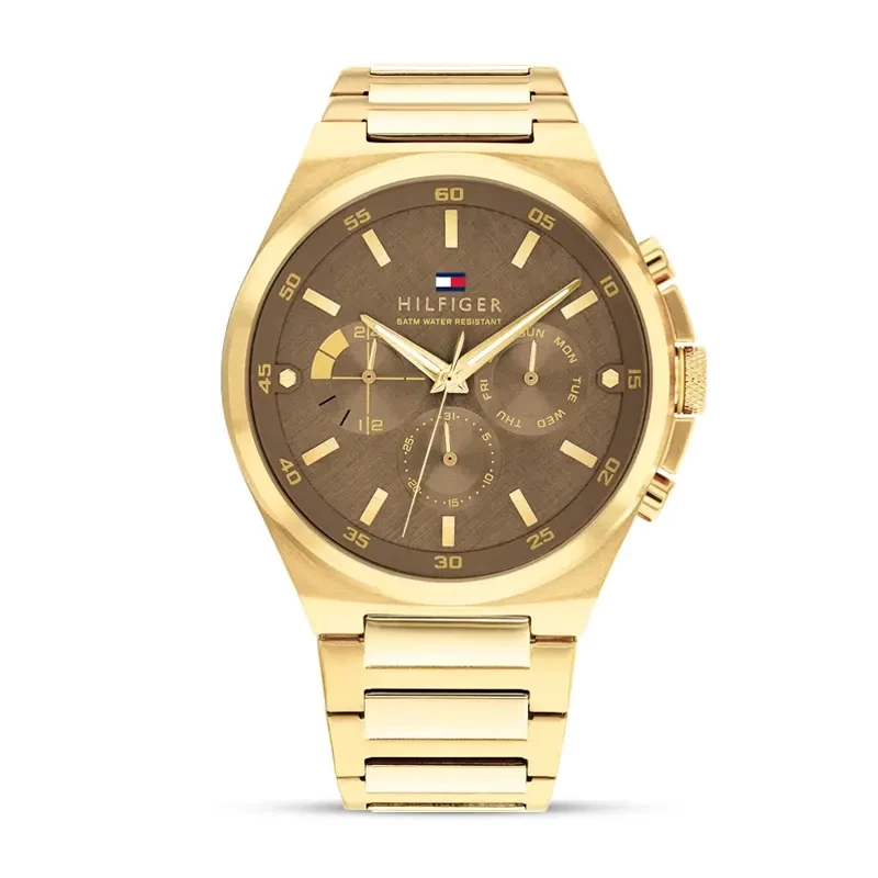 Tommy Hilfiger Dexter Multifunction Brown Dial Men's Watch | 1792090