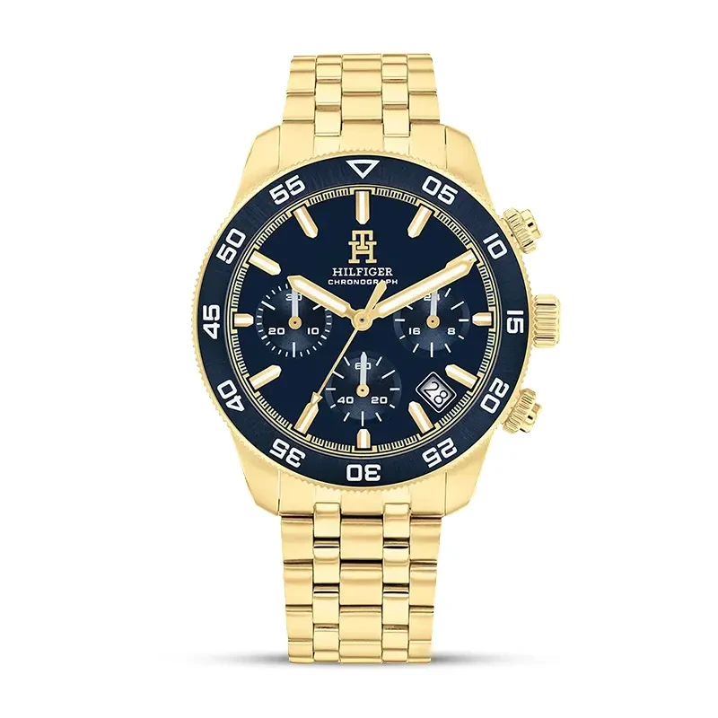 Tommy Hilfiger TH85 Chronograph Gold-tone Men's Watch Watch | 1792158