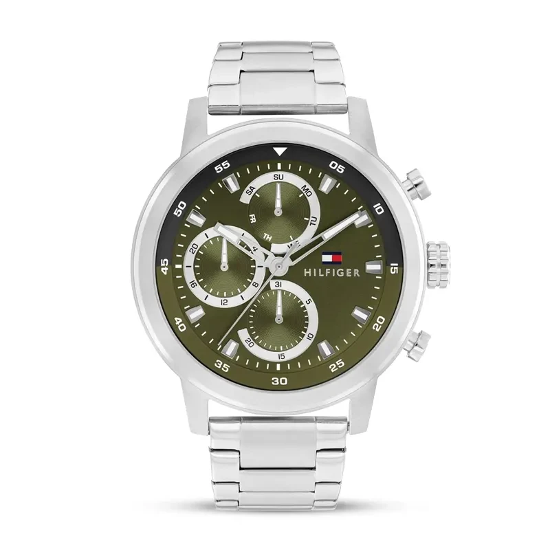 Tommy Hilfiger Rocky Multifunction Olive Green Dial Men's Watch | 1792180