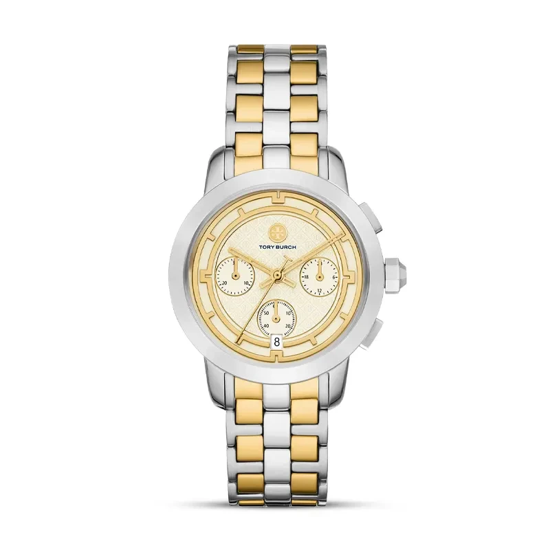 Tory Burch The Tory Chronograph Two-Tone Ladies Watch | TBW1052