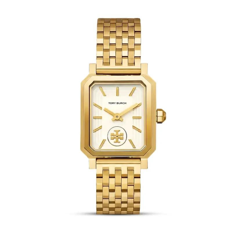 Tory Burch Robinson White Dial Gold-Tone Ladies Watch | TBW1500