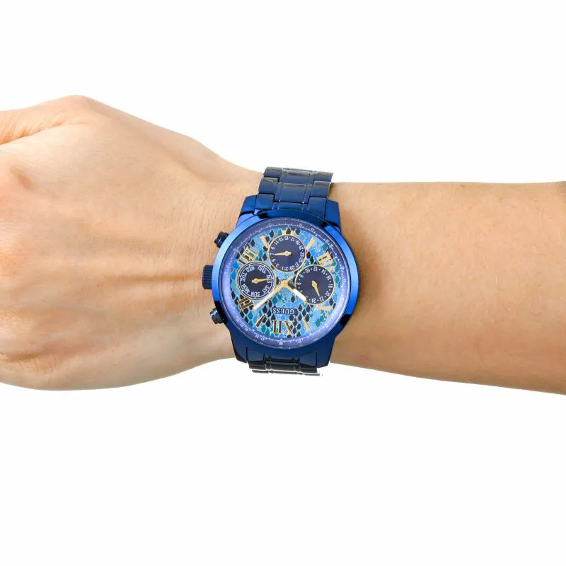 Guess Sunrise Multi-function Blue Dial Ladies Watch | W0330L17