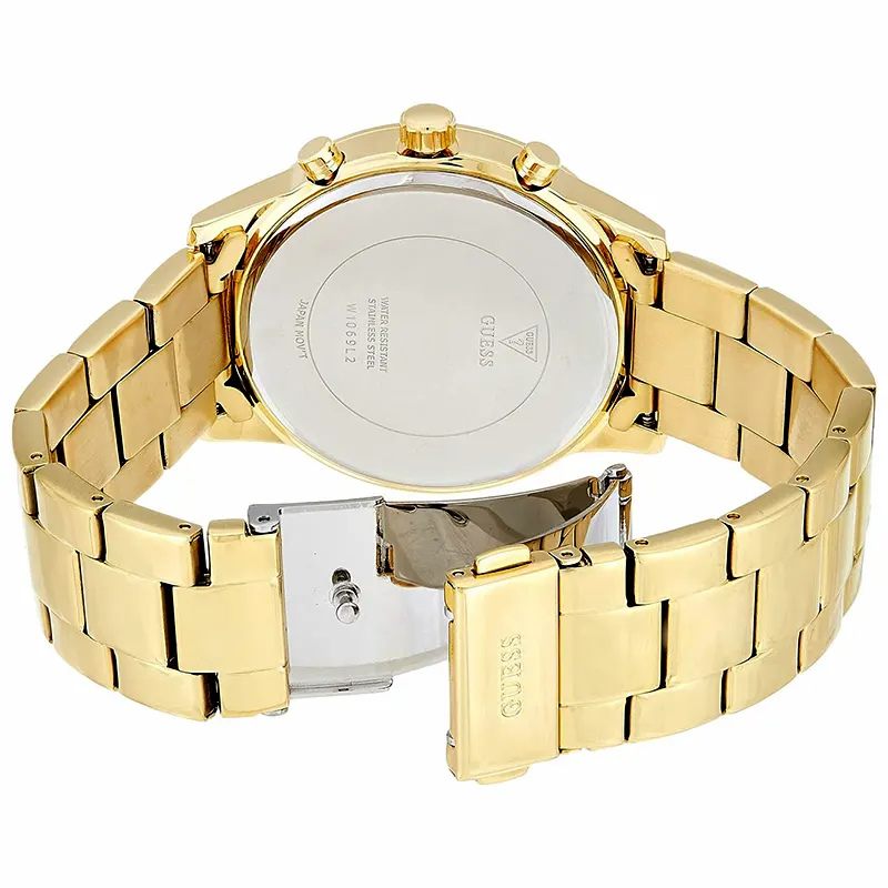 Guess Solar Crystal Silver Dial Ladies Watch | W1069L2