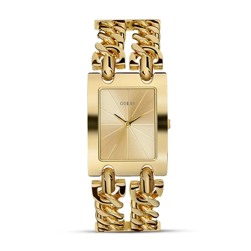 Guess Mod Champagne Dial Gold-tone Ladies Watch | W1117L2