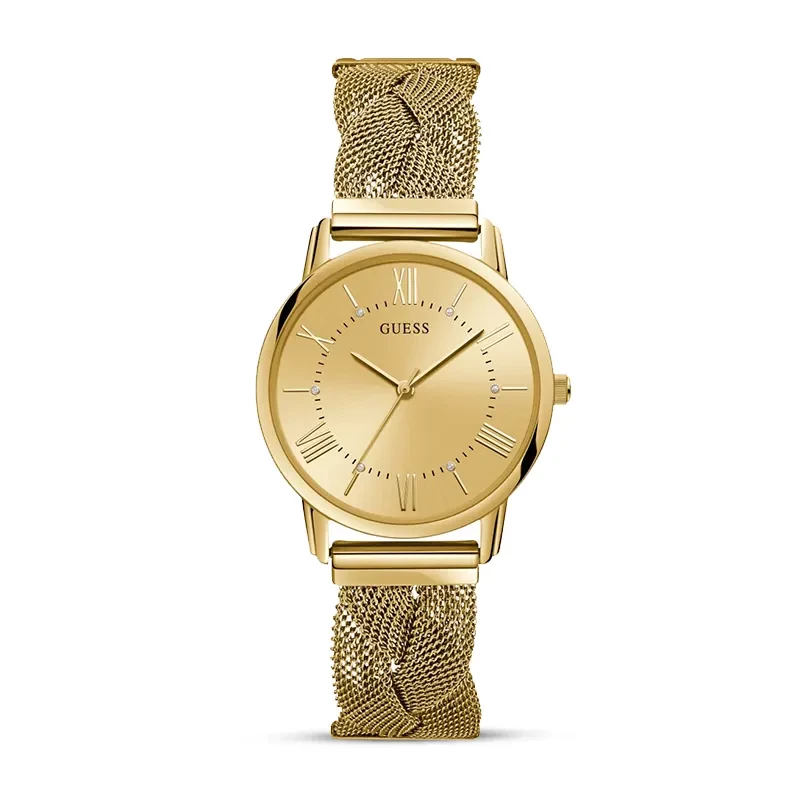 Guess Maiden Gold Dial Ladies Watch | W1143L2