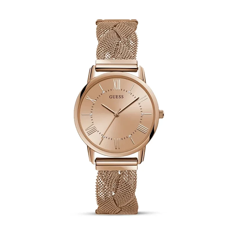 Guess Maiden Rose Gold Dial Ladies Watch | W1143L3