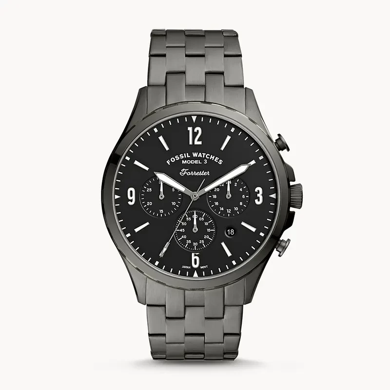 Fossil Forrester Chronograph Black Dial Men's Watch | FS5606