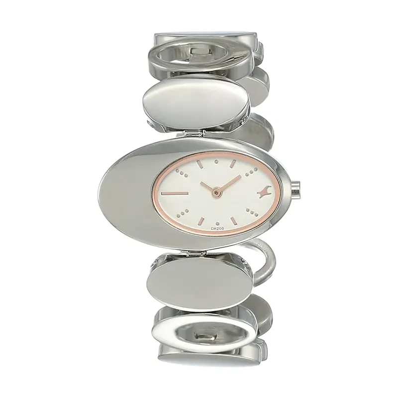 Fastrack 6024SM02 Hit List Silver Dial Ladies Watch