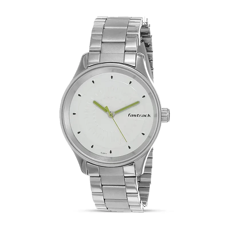 Fastrack 6203SM01 Tropical Fruits White Dial Ladies Watch