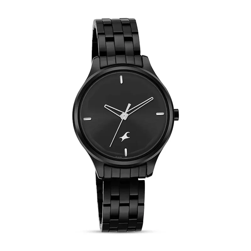 Fastrack 6248NM01 Stunner Black Dial Ladies Watch