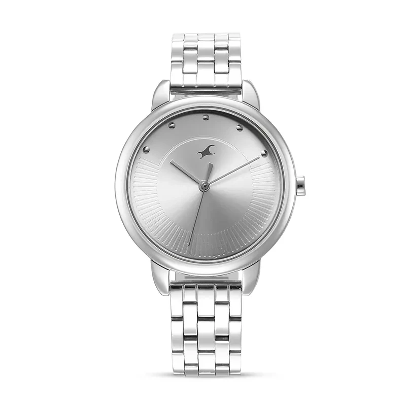 Fastrack 6282SM01 Stunners Silver Dial Ladies Watch
