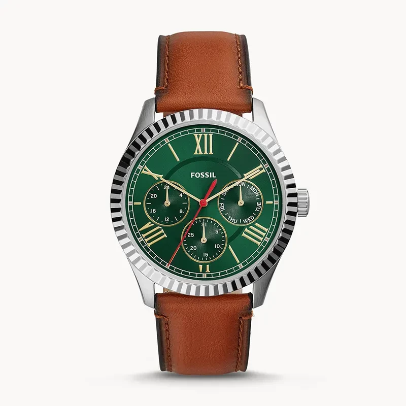 Fossil Chapman Multifunction Luggage Leather Men’s Watch | FS5736