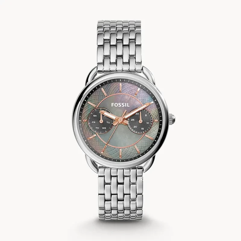 Fossil Tailor Multifunction Gray MOP Dial Ladies Watch | ES3911