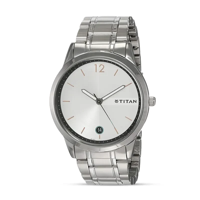 Titan 1806SM01 Workwear White Dial Men's Watch