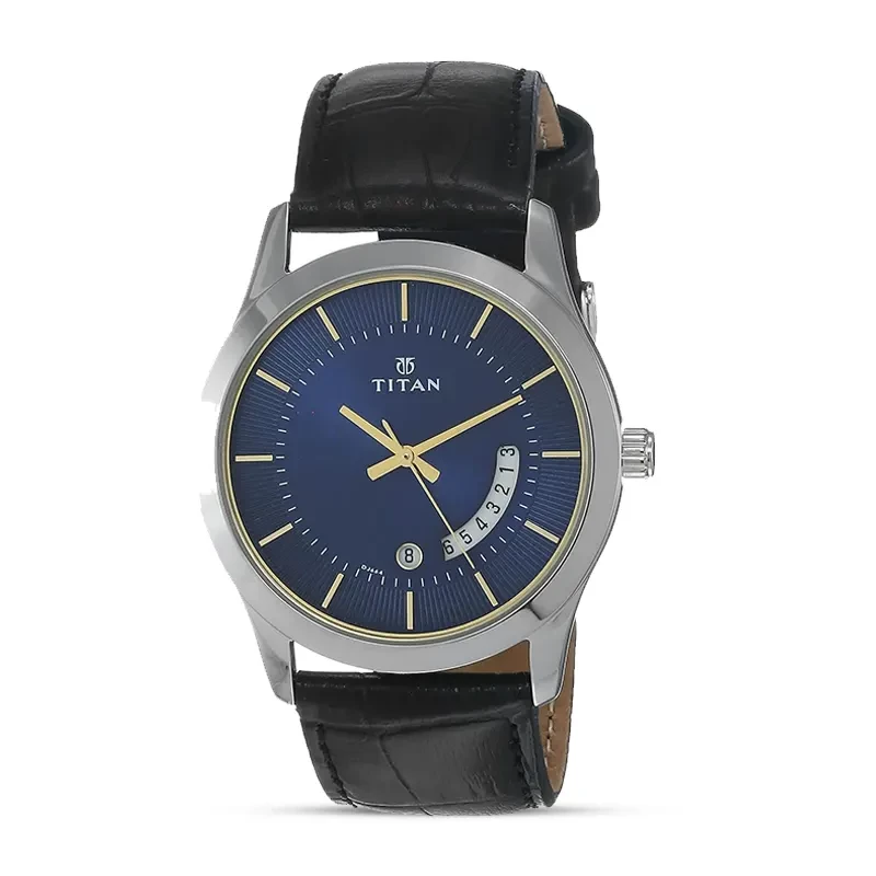 Titan 1823SL01 Karishma Blue Dial Men's Watch