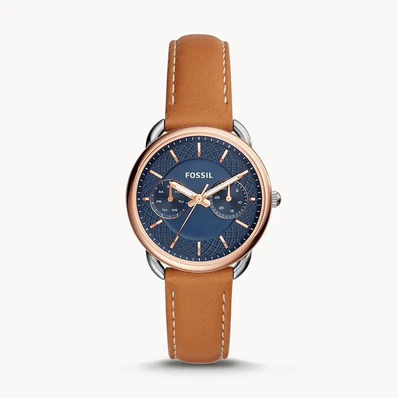 Fossil Tailor Date-Day Blue Dial Ladies Watch | ES4257