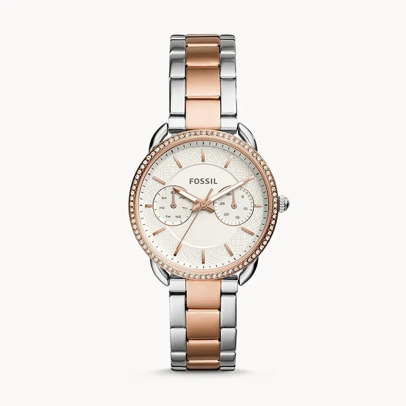 Fossil Tailor Multifunction Silver Dial Ladies Watch | ES4396