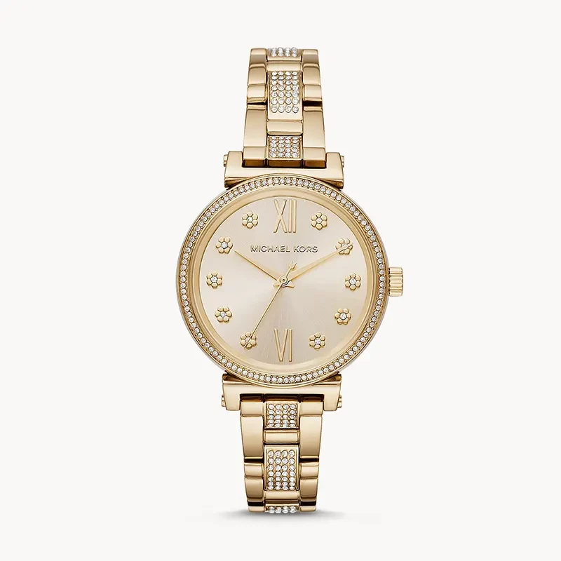 Michael Kors MK3881 Sofie Crystal Gold Dial Ladies Watch