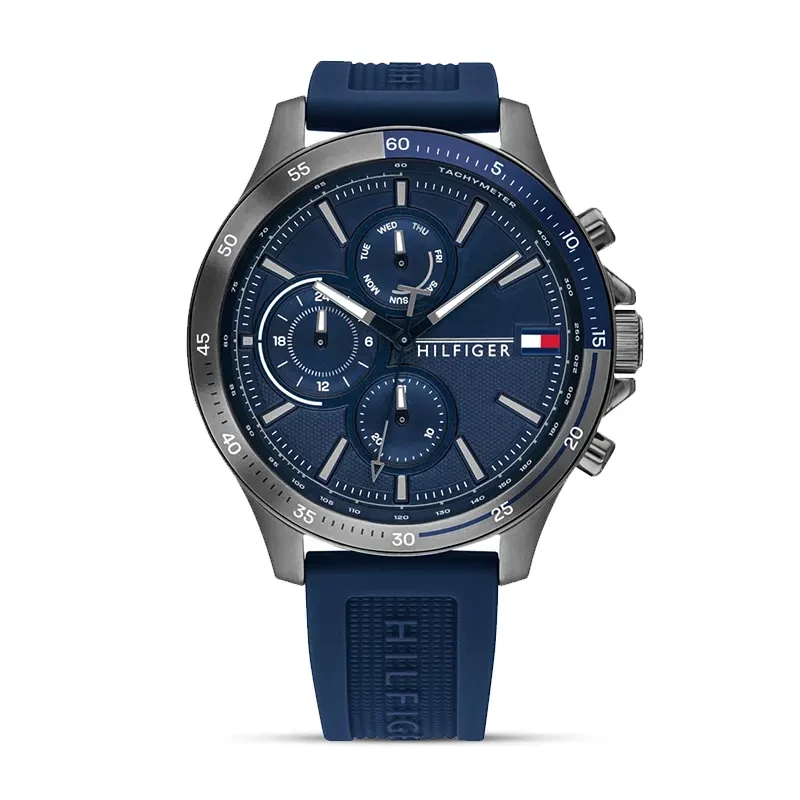 Tommy Hilfiger Bank Chronograph Blue Dial Men’s Watch | 1791721