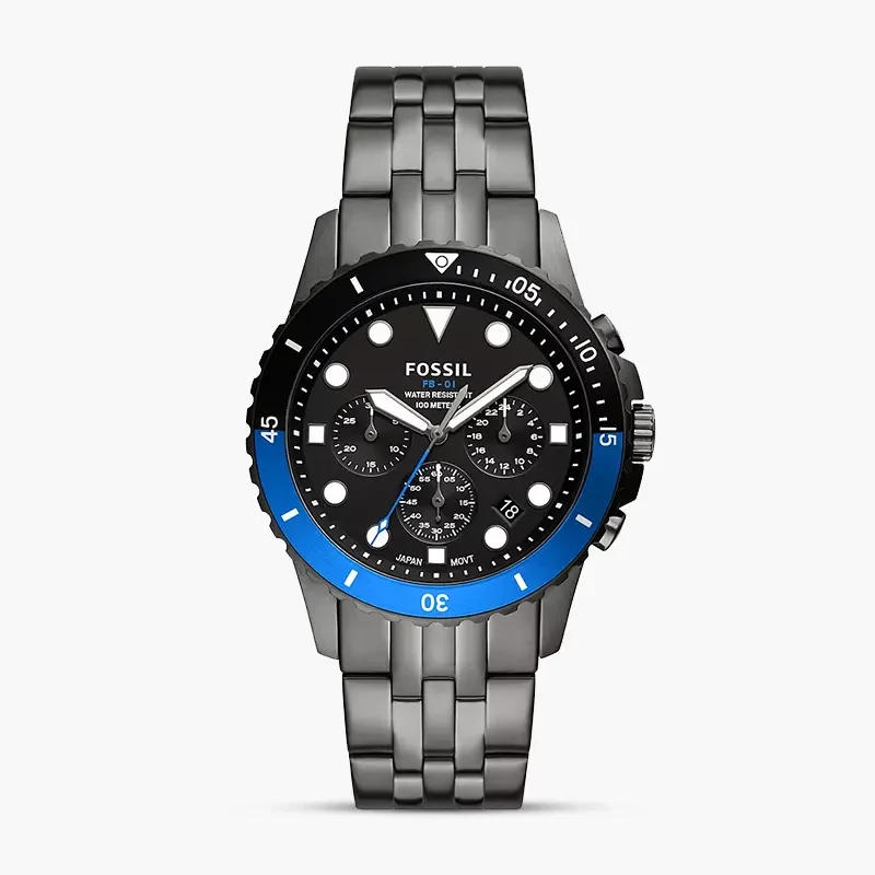 Fossil FB-01 Chronograph Black Dial Men's Watch | FS5835