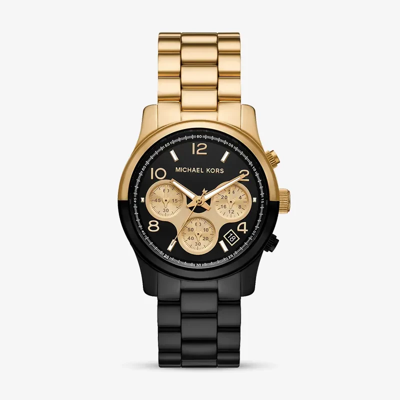 Michael Kors Runway Chronograph Two-Tone Ladies Watch | MK7328