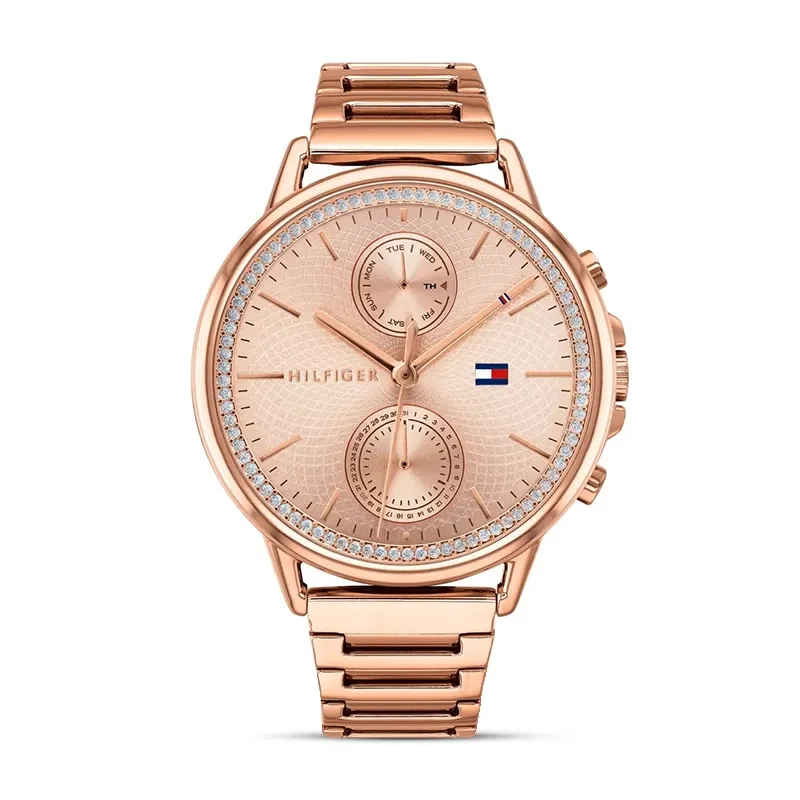 Tommy Hilfiger Carly Rose-Tone Rose Gold Dial Ladies Watch | 1781915