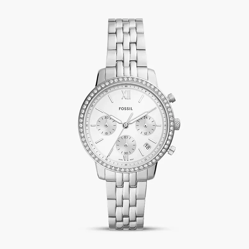 Fossil Neutra Chronograph Silver Dial Ladies Watch | ES5217