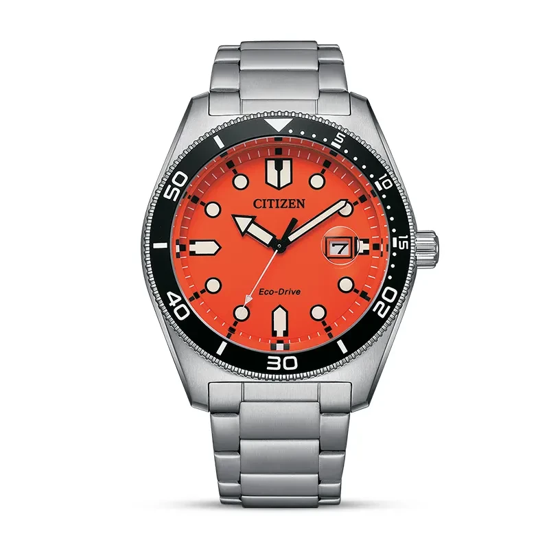 Citizen Eco-Drive Orange Dial Men's Watch | AW1760-81X