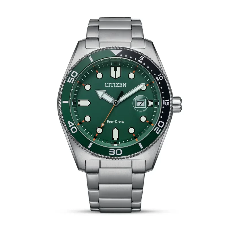 Citizen Eco-Drive Emerald Green Dial Men's Watch | AW1768-80X