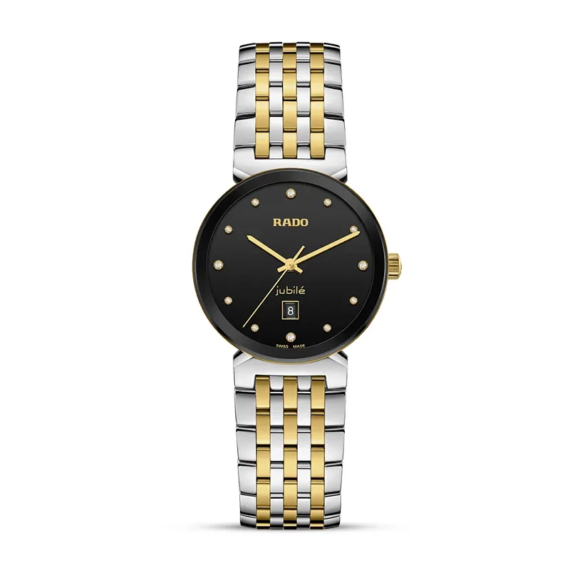 Rado Florence Diamonds Black Dial Two-tone Ladies Watch | R48913743