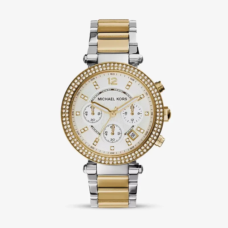 Michael Kors Parker Chronograph White Dial Ladies Watch | MK5626