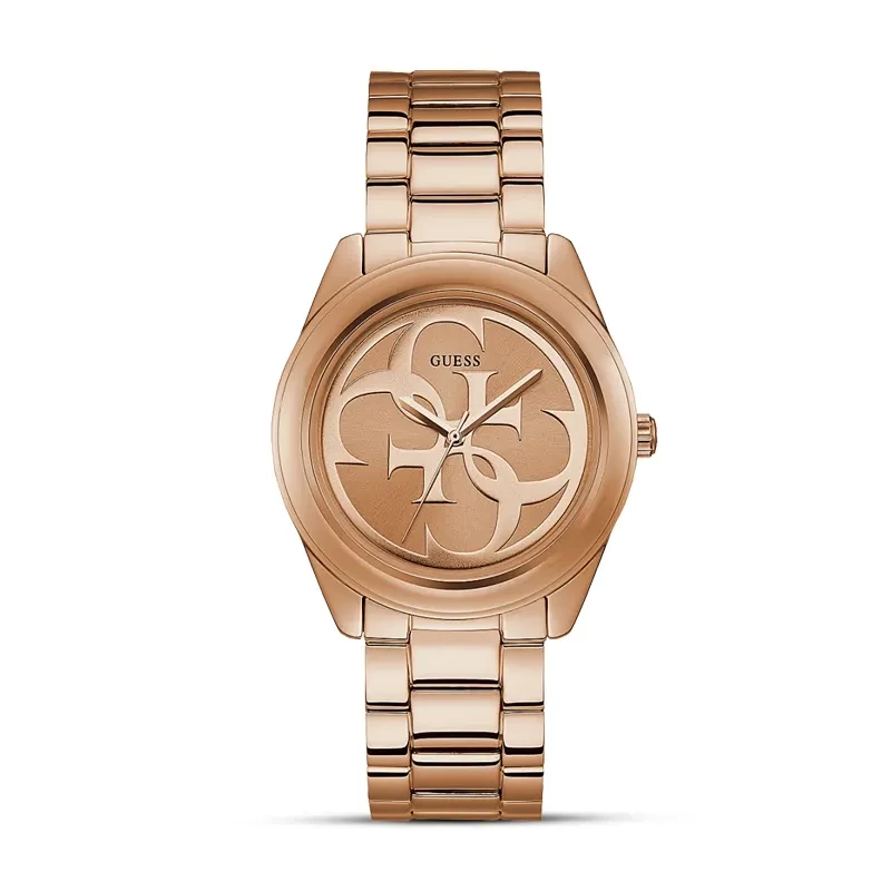 Guess G-Twist Rose Gold Dial Rose Gold-tone Ladies Watch | W1082L3