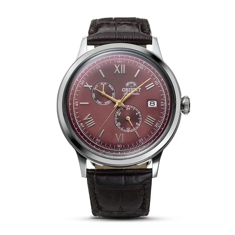 Orient Bambino Version 8 Automatic Burgundy Dial Men's Watch | RA-AK0705R