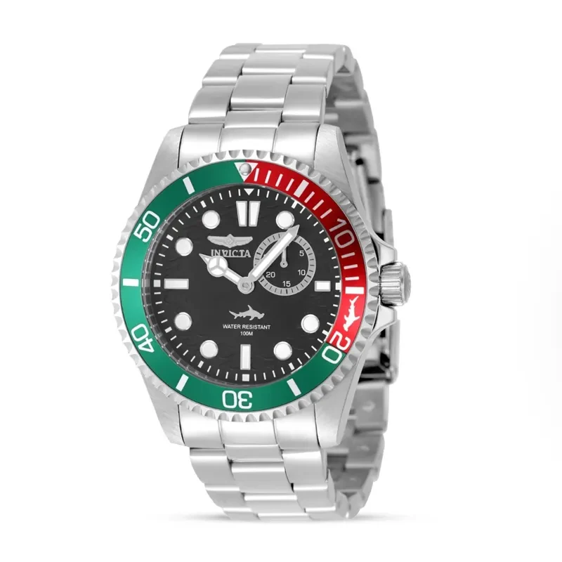INVICTA Vintage 46634 Reloj para Hombre - Impermeable - Analógico - Movimiento Cuarzo - Acero Inoxidable con Esfera Oro - 33mm